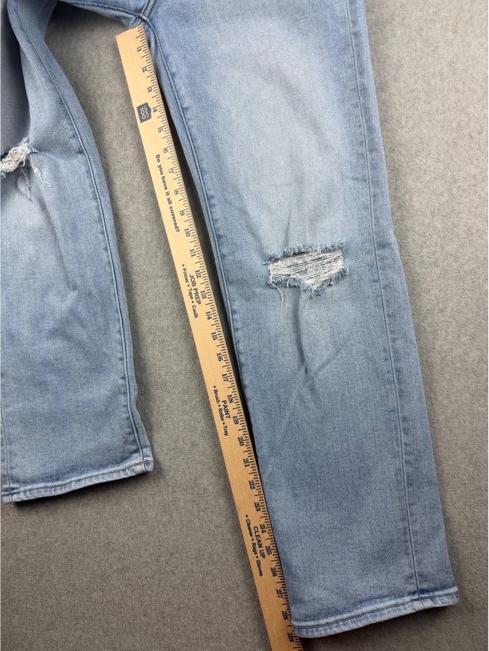 Hidden Los Angeles Distressed Straight Leg Jeans Light Wash Women's 29 - Picture 6 of 7
